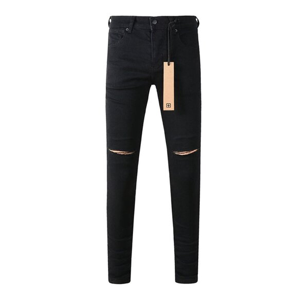 Ksubi Black Jeans With Holes